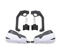 Guardamanos Paramanos Motocicleta para CRF 1000 L Africa Twin 2014-2019 Kit De Protección con Alerones, Deflectores De Viento Y Cubierta Antiviento Manillar Protector(Blanco)