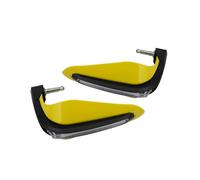 Guardamanos Protector Motocicleta Correa De Protección para Palanca De Freno para ATV R1150R, R1150Gs, K1200S, GS 310, R1200Gs, Protección A Prueba De Viento para Manos.(Yellow White Light)