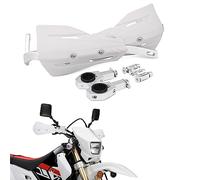 Guardamanos universales de Aluminio para Motocross, de 7/8 Pulgadas y 1 1/8 Pulgadas, para Motocross, Motocicleta, MX, Supermoto, Racing, ATV, Quad KAYO (Blanco)