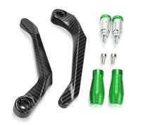 Guardamanos universales Moto para Ninja ZX636 ZX6RR 2003 2004 2005 2006 Accesorios Motocicletas Protector De Palancas Freno Y Embrague Aluminio(Green ZX636)