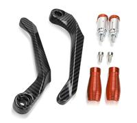 Guardamanos universales Moto para Ninja ZX636 ZX6RR 2003 2004 2005 2006 Accesorios Motocicletas Protector De Palancas Freno Y Embrague Aluminio(Orange ZX636)