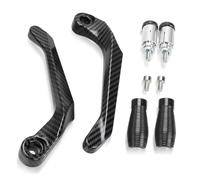 Guardamanos universales Moto para Ninja ZX636 ZX6RR 2003 2004 2005 2006 Accesorios Motocicletas Protector De Palancas Freno Y Embrague Aluminio(Balck ZX636)