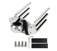 Guardar de la Torre de Wakeboard ángulo Ajustable Soporte del Soporte de Aluminio Pulido para 1.89 Pulgadas 2.36in 2.48 pulg. Tubo de Sujeción de la Tabla de Surf