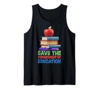 Guardar el Departamento de Educación Maestro Educador Padre Camiseta sin Mangas
