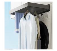 Guardar Estante de Secado de Espacio, Estante de Secado sobre la Lavadora Canasta de extracción de Armario Incorporado, cajón de bastidores de Pantalones extraídos (614-664 mm)