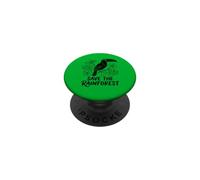 Guardar La Selva Tucán Conservación de Aves Tropicales PopSockets PopGrip Adhesivo