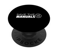 Guardar los manuales Manual para entusiastas del Coche Conductor de Coche Amante del Coche PopSockets PopGrip Adhesivo