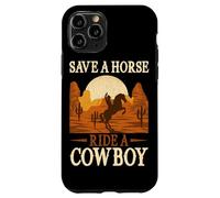 Guardar Un Paseo a Caballo Un Bowboy Wild West Southern Country Carcasa para iPhone 11 Pro