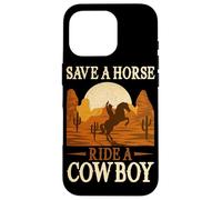 Guardar Un Paseo a Caballo Un Bowboy Wild West Southern Country Carcasa para iPhone 16 Pro