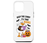 Guárdate los Caramelos, me llevaré Libros Duck Skeleton Carcasa para iPhone 12 Pro MAX