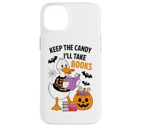 Guárdate los Caramelos, me llevaré Libros Duck Skeleton Carcasa para iPhone 14 Plus