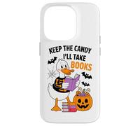 Guárdate los Caramelos, me llevaré Libros Duck Skeleton Carcasa para iPhone 14 Pro