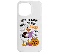 Guárdate los Caramelos, me llevaré Libros Duck Skeleton Carcasa para iPhone 14 Pro MAX