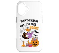 Guárdate los Caramelos, me llevaré Libros Duck Skeleton Carcasa para iPhone 16