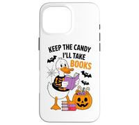 Guárdate los Caramelos, me llevaré Libros Duck Skeleton Carcasa para iPhone 16 Pro MAX