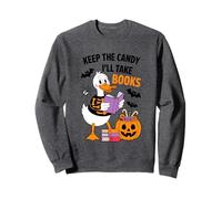 Guárdate los Caramelos, me llevaré Libros Duck Skeleton Sudadera