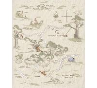 Guardería Disney Pared Mural 198x239cm Habitación Infantil Pintado Winnie Pooh