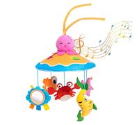 Guardería móvil para Belén, de madera + bola de lana, flores frescas y camisetas de camping del que cambian de mesa, campana infantil para niños, regalo de bebé, madera con bolas