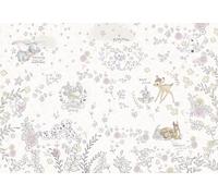 Guardería Papel Pintado Mural Disney Bambi Dumbo Marie Beige Niña Niños Bedroom