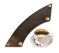 Guardia de bigote para taza la bebida barba portátil en cubierta acero inoxidable protección taza café tazas café vino sujetado fácilmente decir adiós a la barba sucia