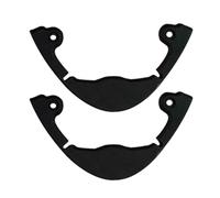 Guardia de la nariz de : tira flexible de protección de snowboard, cubierta de cubierta negra | Parachoques duradero con ajuste curvo suave, instalación de tornillo fácil para patinetas depor