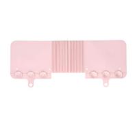 Guardia de salpicaduras con tazas de succión | Panel de deflectación de agua plegable para fregadero de cocina | Detiene salpicaduras de agua mientras se lavan los platos / (Pink)