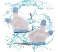 Guardia de succión de pulgar - 1 par de humb a la parada para niños | Guantes anti-alimentación de bebé resistente al bocado ajustable | Guardia de dedo de parada transpirable para bebé, tapón