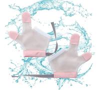 Guardia de succión de pulgar - 1 par de humb a la parada para niños | Guantes anti-alimentación de bebé resistente al bocado ajustable | Guardia de dedo de parada transpirable para bebé, tapón