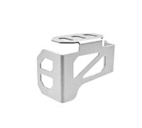 Guardia del Disco de Freno Delantero Protector De Depósito Líquido Freno Trasero Para Motocicleta CFMOTO 450MT 450SR 450NK, Cilindro Maestro(Silvery)