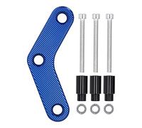 Guardia del motor del motor de motocicleta El deslizamiento del tramo de choque del lado izquierdo para el SV650 SV650X 2018 2021 Protector de caída de aleación de aluminio CNC de (Azul)