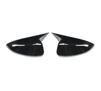 Guardia Reflejante Compatible Con Accord 2018 2019 Decoración Para Coche Espejo Retrovisor Lateral Cubierta De Cristal Marco Embellecedor Accesorios Repuesto(Bright black)