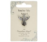 Guardian Angel Ángel | Idea de regalo | Pin Pin | Broche de plata, talla única