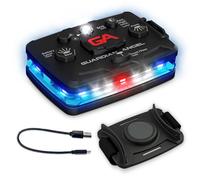 Guardian Angel Linterna magnética manos libres LED para policías y funcionarios de seguridad pública (azul elite/azul)