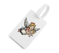 Guardian-Angels - Etiqueta de equipaje para maleta, etiquetas de identificación de equipaje de viaje, estilo blanco