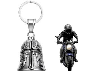 Guardian Bell,Biker Bell,Motorrad Schlüsselger,Guardian Biker Bell,Motorrad Glocke Glücksbringer,Edelstahl Motorradglocke,Guardian Bell Motorrad,Anhänger Motorcycle,Glücksbringer Schlüsselanhänger,