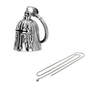 Guardian Bell Motocicleta, campana, campana, amuleto de la suerte, llavero, campana de motocicleta, bicicleta de montaña, accesorios personalizados para bendecir la paz para metal y ángel de la guarda