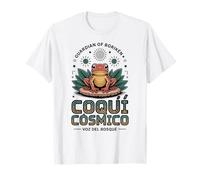 Guardián de Boriken Coqui Cosmico Voz de la Rana del Bosque Camiseta