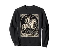 Guardián de la Noche con Cuernos de Bathin Sudadera