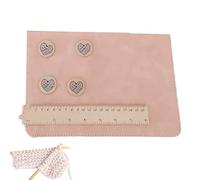 Guardián de la tabla de tejido - 150 g Hecho en cuero | Imanes Punto de Cruz Magnético, Soporte para Patrones de Tejer | para organizar patrones y ayudar a los artesanos a realizar un seguimiento de s