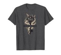 Guardián de Las Historias: Clave mágica para los reinos literarios Camiseta, Hombre, Jaspeado Oscuro, M