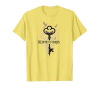 Guardián de Las Historias: Clave mágica para los reinos literarios Camiseta, Hombre, Limón, L