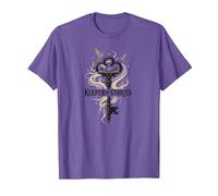 Guardián de Las Historias: Clave mágica para los reinos literarios Camiseta, Hombre, Morado Jaspeado, 3XL