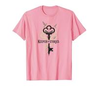 Guardián de Las Historias: Clave mágica para los reinos literarios Camiseta, Hombre, Rosado, L