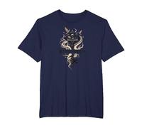Guardián de Las Historias: Clave mágica para los reinos literarios Camiseta, Hombre Tallas Grandes, Azul Marino, 5X Alto