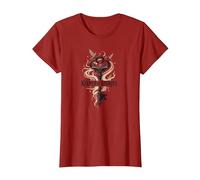 Guardián de Las Historias: Clave mágica para los reinos literarios Camiseta, Mujer, Arándano, L