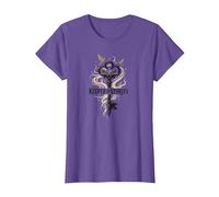 Guardián de Las Historias: Clave mágica para los reinos literarios Camiseta, Mujer, Morado Jaspeado, L