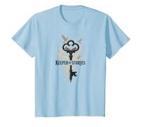 Guardián de Las Historias: Clave mágica para los reinos literarios Camiseta, Niños, Azul Bebé, 10 años