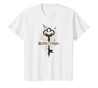 Guardián de Las Historias: Clave mágica para los reinos literarios Camiseta, Niños, Blanco, 3 años