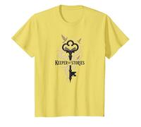Guardián de Las Historias: Clave mágica para los reinos literarios Camiseta, Niños, Limón, 12 años