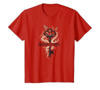 Guardián de Las Historias: Clave mágica para los reinos literarios Camiseta, Niños, Rojo, 4 años